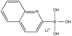 Lithium (quinolin-2-yl)trihydroxyborate 结构式