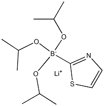 (噻唑-2-基)三异丙氧基硼酸锂 结构式