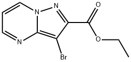 Ethyl 3-broMopyrazolo[1,5-a]pyriMidine-2-carboxylate 结构式