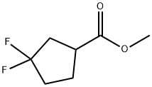 3,3-二氟环戊羧酸甲酯 结构式