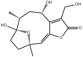 8ALPHA-羟基硬毛钩藤内酯 结构式