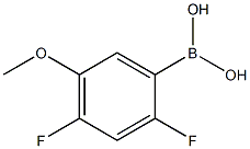 2.4-二氟-5甲氧基苯硼酸 结构式