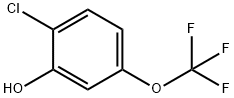 2-氯-5-(三氟甲氧基)苯酚 结构式