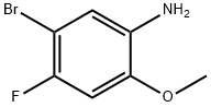5-溴-4-氟-2-甲氧基苯胺 结构式
