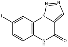 8-碘-[1,2,3]三唑并[1,5-A]喹喔啉-4(5H)-酮 结构式