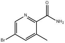 5-BroMo-3-Methylpyridine-2-carboxaMide 结构式