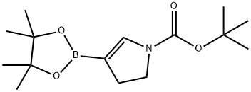 1-BOC-2,3-DIHYDROPYRROLE-4-BORONIC ACID, PINACOL ESTER 结构式