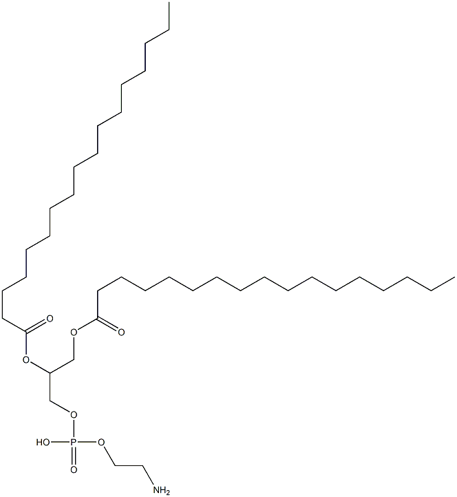 1,2-DIHEPTADECANOYL-SN-GLYCERO-3-PHOSPHOETHANOLAMINE;17:0 PE 结构式