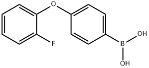4-(2-Fluorophenoxy)phenylboronic acid 结构式