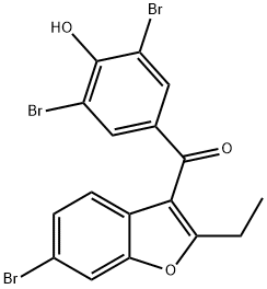 苯溴马隆杂质B 结构式