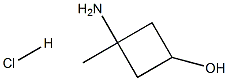 3-AMino-3-Methylcyclobutanol hydrochloride 结构式