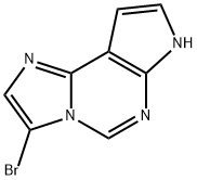 3-溴-7H-咪唑并[1,2-C]吡咯并[3,2-E]嘧啶 结构式