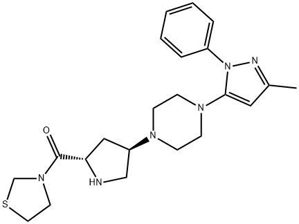 替格列汀(2S,4R) - 异构体 结构式