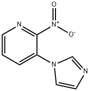 3-(1H-咪唑基-1-基)-2-硝基吡啶 结构式