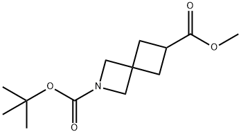 Methyl 2-Boc-2-aza-spiro[3.3]heptane-6-carboxylate 结构式