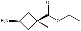 Ethyl cis-3-AMino-1-Methylcyclobutanecarboxylate hydrochloride 结构式