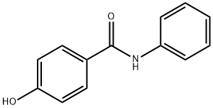 4-羟基-N-苯基苯甲酰胺 结构式