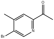 1-(5-溴-4-甲基吡啶-2-基)乙-1-酮 结构式