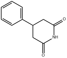 4-苯基哌啶-2,6-二酮 结构式