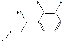 (S)-1-(2,3-二氟苯基)乙胺盐酸盐 结构式