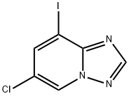 6-氯-8-碘-[1,2,4]三唑并[1,5-A]吡啶 结构式