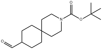 3-BOC-9-甲酰基-3-氮杂螺[5.5]十一烷 结构式