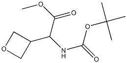 Methyl2-((tert-butoxycarbonyl)amino)-2-(oxetan-3-yl)acetate