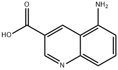 5-氨基3-喹啉羧酸 结构式