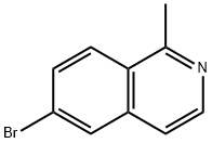 6-BROMO-1-METHYLISOQUINOLINE 结构式