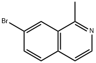 7-BROMO-1-METHYLISOQUINOLINE 结构式