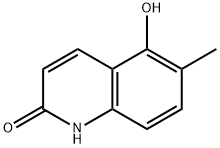 5-羟基-6-甲基喹啉-2(1H)-酮 结构式