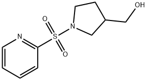 [1-(吡啶-2-磺酰基)-吡咯烷-3-基]-甲醇 结构式