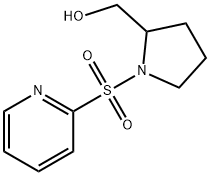 [1-(吡啶-2-磺酰基)-吡咯烷-2-基]-甲醇 结构式