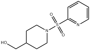 [1-(吡啶-2-磺酰基)-哌啶-4-基]-甲醇 结构式