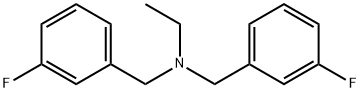 乙基-双-(3-氟-苄基)-胺 结构式