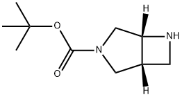 (R,R)-3-Boc-3,6-diaza-bicyclo[3.2.0]heptane 结构式