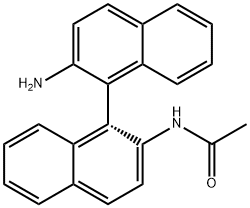 (R)-N'-乙酰基联萘胺 结构式