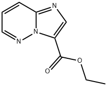 咪唑并[1,2 - B]哒嗪-3 - 羧酸乙酯 结构式