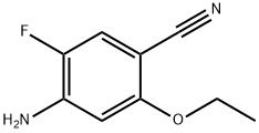 4-AMino-2-ethoxy-5-fluorobenzonitrile 结构式