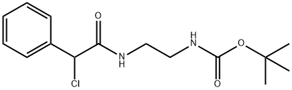 t-Butyl N-[2-(2-chloro-2-phenylacetaMido)ethyl]carbaMate 结构式