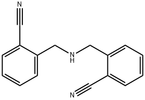 2,2'-(氨二基双(亚甲基))二苯甲腈 结构式