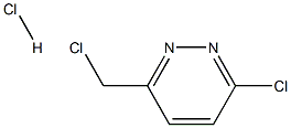3-氯-6-(氯甲基)盐酸哒嗪 结构式