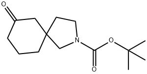 2-Boc-7-oxo-2-azaspiro[4.5]decane 结构式