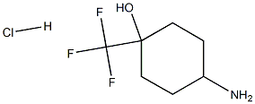 4-AMino-1-(trifluoroMethyl)cyclohexanol Hydrochloride 结构式