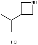 3-异丙基氮杂环丁烷盐酸盐 结构式