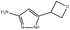 5-Oxetan-3-yl-1H-pyrazol-3-ylaMine 结构式