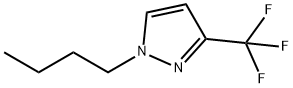 1-BUTYL-3-(TRIFLUOROMETHYL)PYRAZOLE 结构式