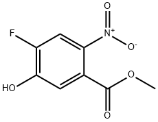 Methyl 4-fluoro-5-hydroxy-2-nitrobenzoate 结构式