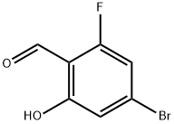 4-溴-2-氟-6-羟基苯甲醛 结构式