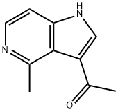 3-Acetyl-4-Methyl-5-azaindole 结构式